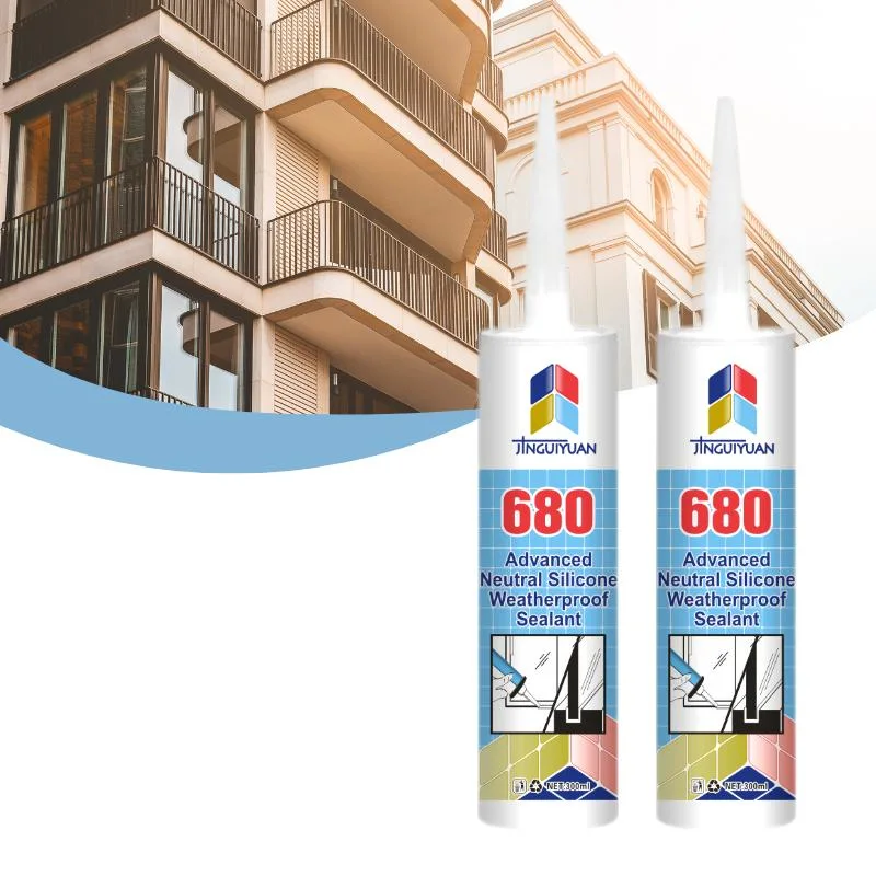 Weatherproof Sealer Kitchen Bathroom Mildewproof Silicon Sealant Construction Adhesive