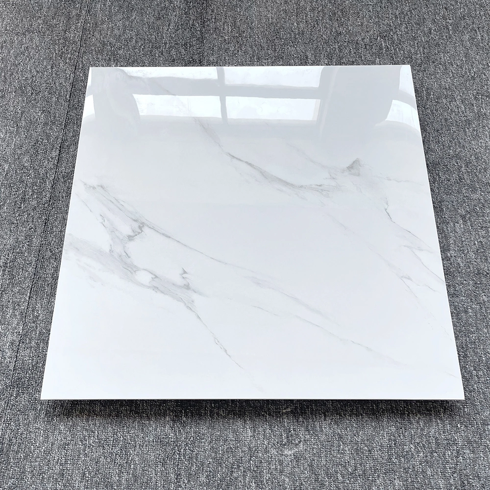 Glossy White Glazed Marble Price 600X600mm Porcelain Polished Ceramic Floor Tiles 60X60 Marble Ceramic Tiles