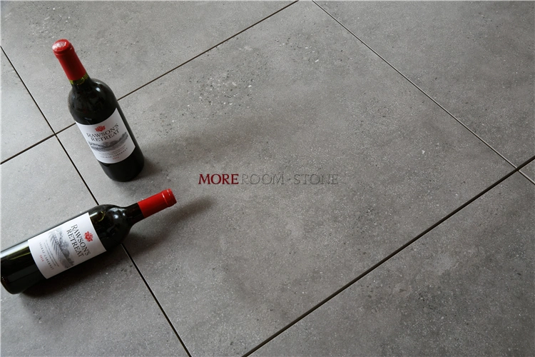 Hot Sale Rock Texture Effect Foshan Grey Porcelain Tile 24X24