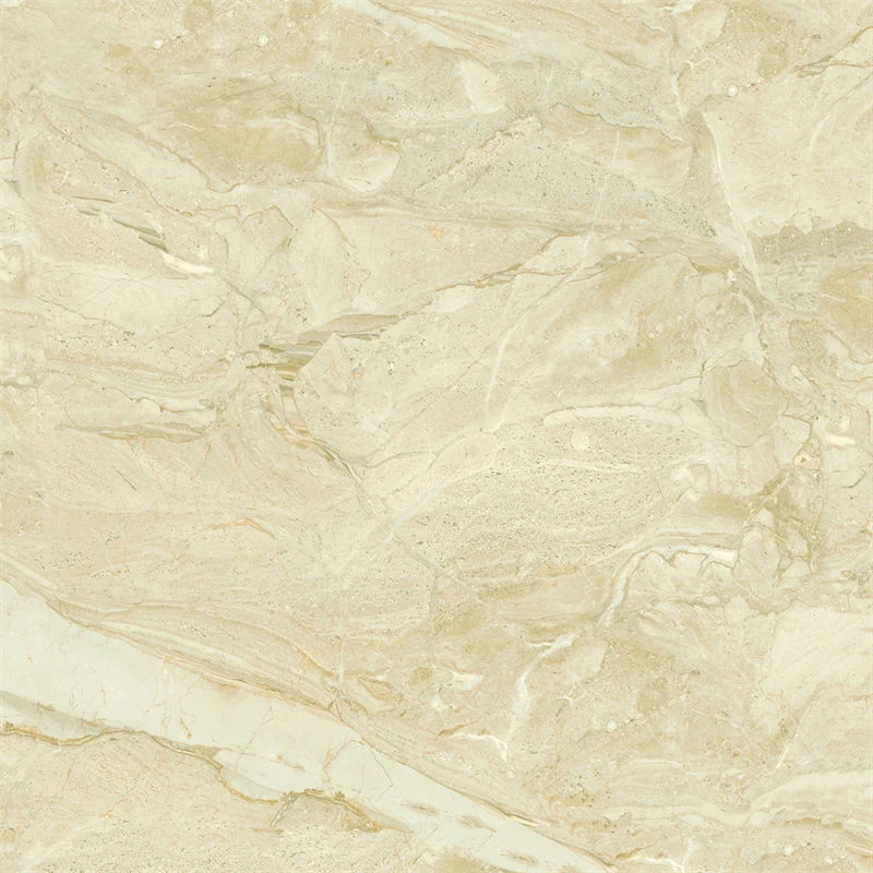 Beige Color Marble Glazed Porcelain Floor Tile 800X800mm