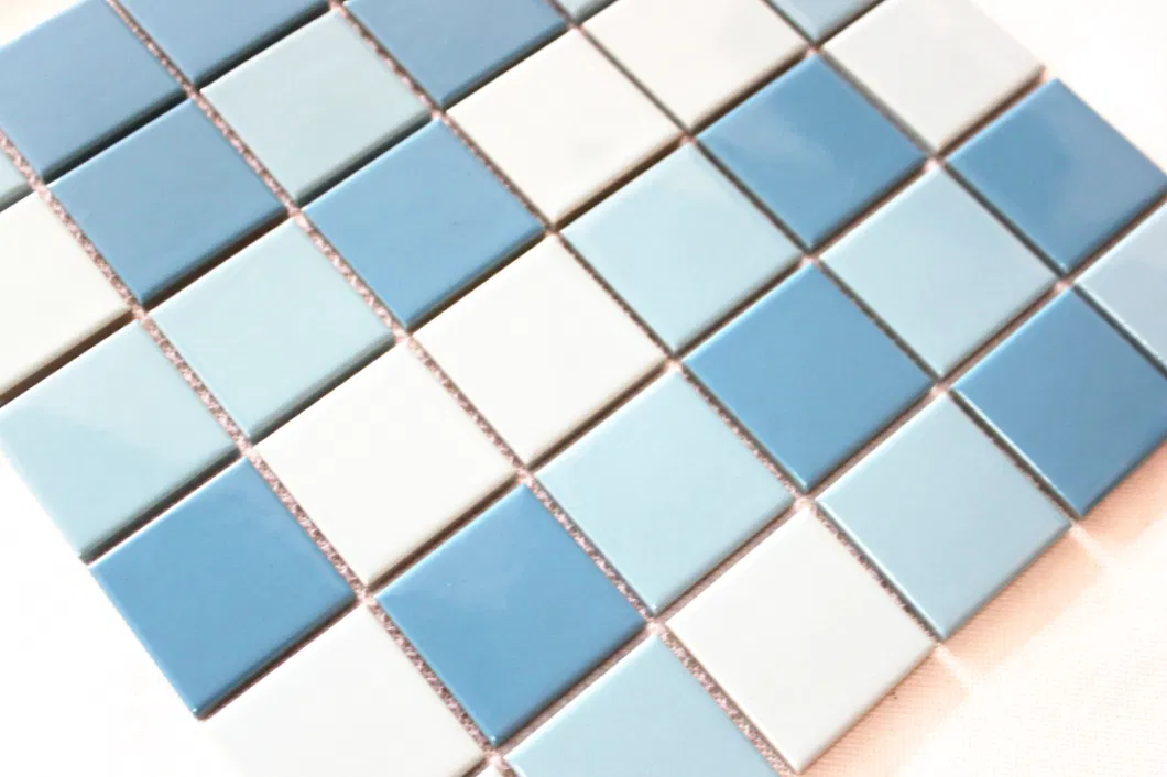 Blue Ceramic Mosaic Living Room Wall Tile Bathroom Balcony Floor Tile Toilet All-Ceramic Swimming Pool