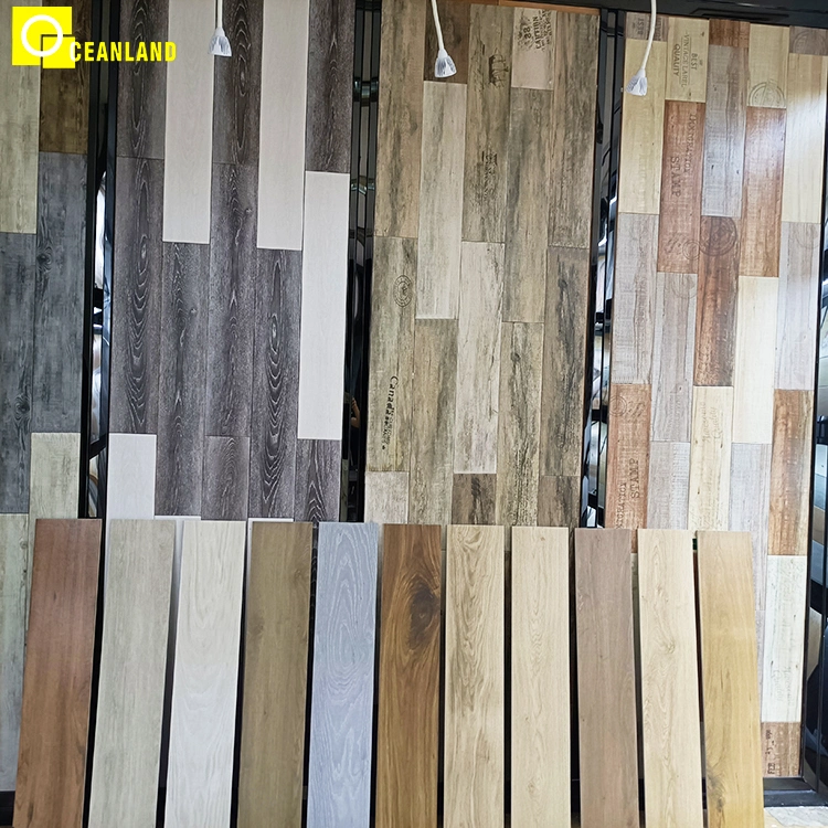 New Wood Design Ceramic Tile for Indoor Outdoor Wall Wood Tile