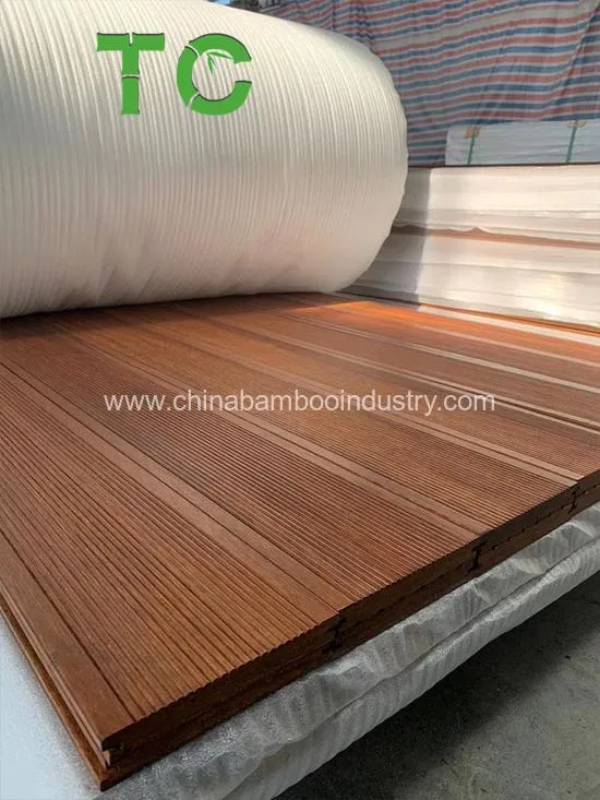 Carbonized Bamboo Decking Waterproof Bamboo Wooden Flooring Bamboo Floor Tiles