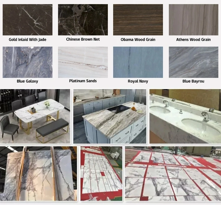 Natural Grey Marble Bosy Grey Marble Stone Tile and Flooring for Home Decoration