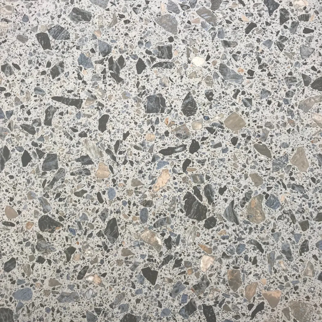 Terrazzo Artificial Matte Finish Anti-Slip Unpolished Building Material Glazed Porcelain Ceramic Wall and Floor Tile