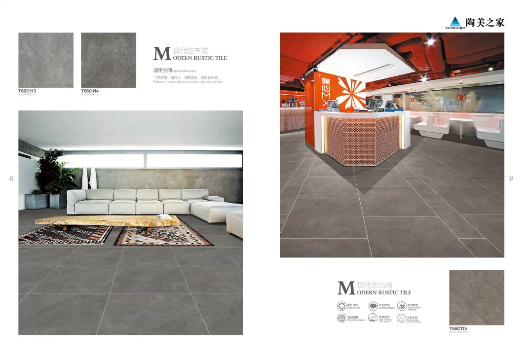 800*800 Cement Flooring Ceramic Floor Tile for Commercial