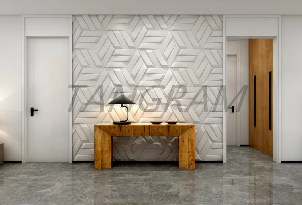 4D Jigsaw Self Adhesive Wall Tiles for Interior Decoration