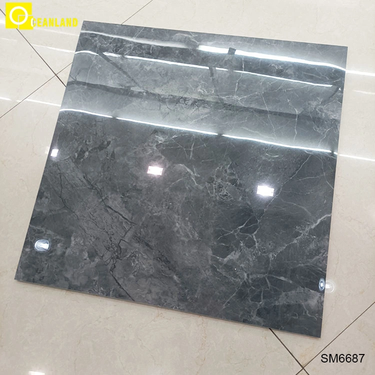 Foshan Supplier Gray Luxury 600X600 mm Glazed Polish Floor Porcelanato Ceramic 60X60