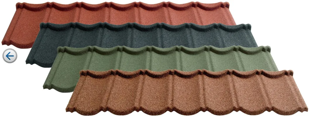China Manufacturers Construction Materials Roofing Tiles Color Stone Coated Metal Roof Tiles Factory in Guangzhou