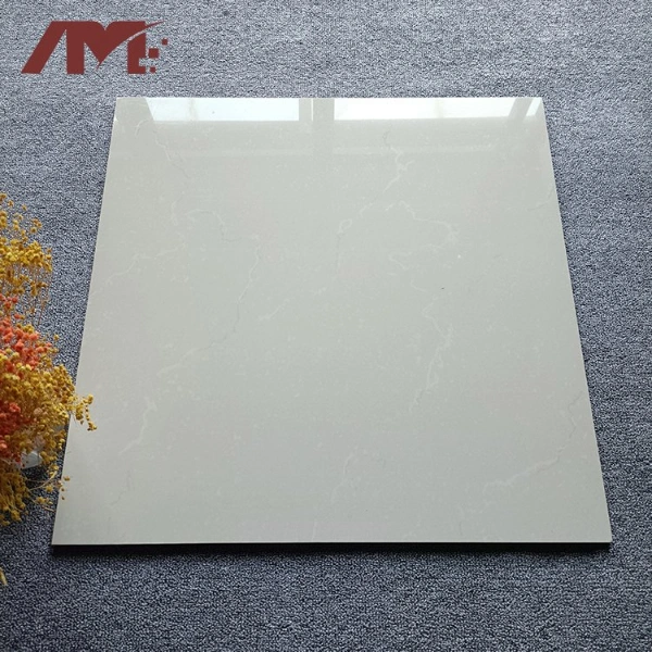 Foshan Light Yellow Home Wall Floor Full Polished Porcelain Tile