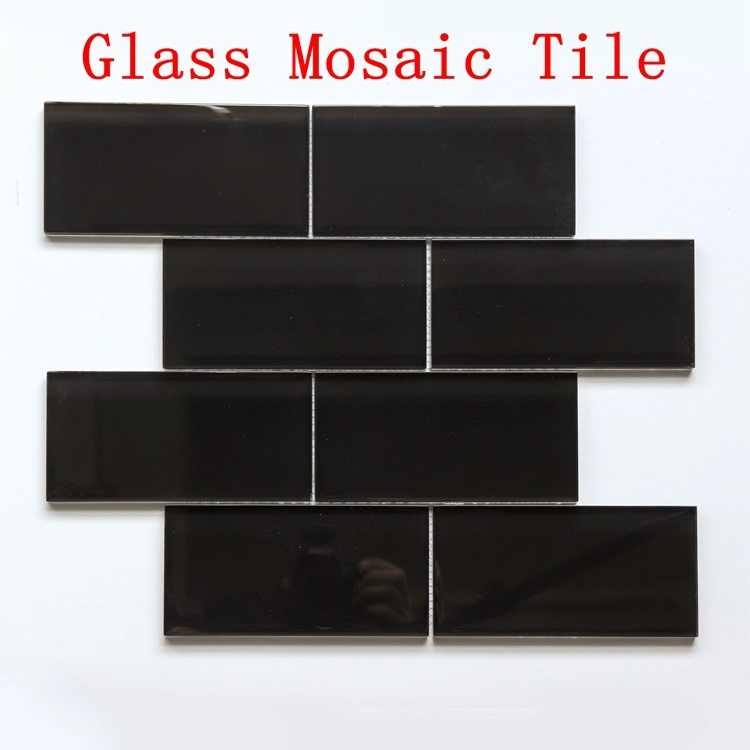 Interior Design Classical Wall Decor Strip Shape Beige Subway Bathroom Crystal Wall Tiles Mosaic