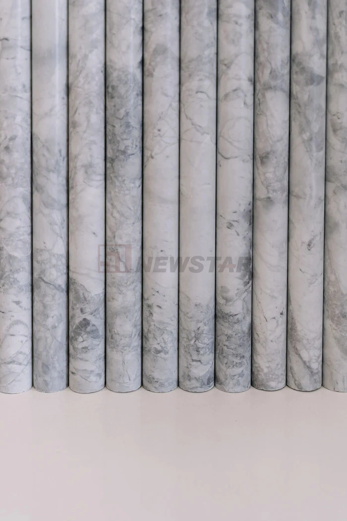 Natural Mosaic Fluted Tile Kitchen Bathroom Super White Quartzite Fluted Wall Panel Flute Marble Tiles