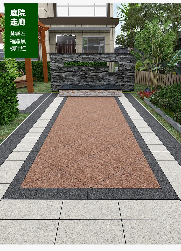 High Quality Full Body 18mm Thick Non-Slip Exterior Porcelain Paver Floor Tiles 200X600mm Ls261