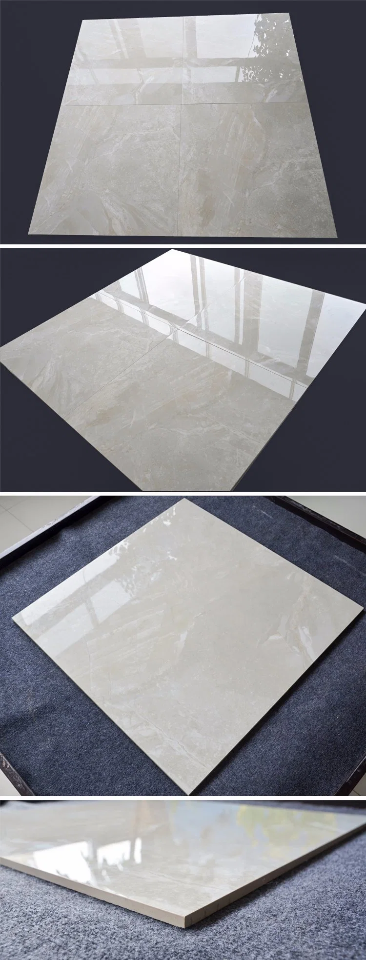 Cheap Hot Sale Vitrified off White Ceramic Floor Tile