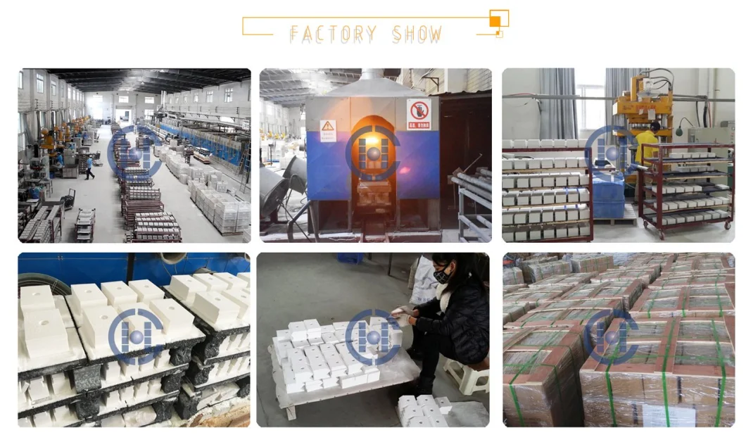 Alumina Ceramic Tile Engineering Ceramic Weldable Tile with Hole