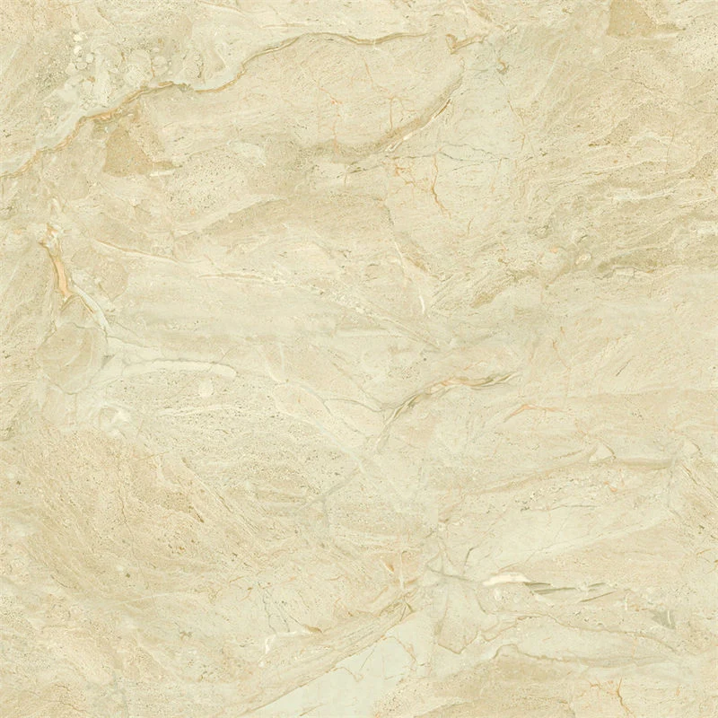 Beige Color Marble Glazed Porcelain Floor Tile 800X800mm