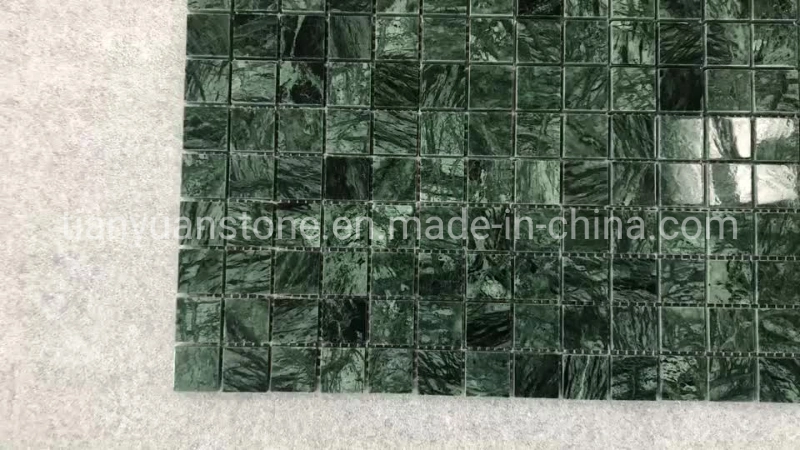 White/Green Marble Mosaic for Wall Tile and Floor Tile