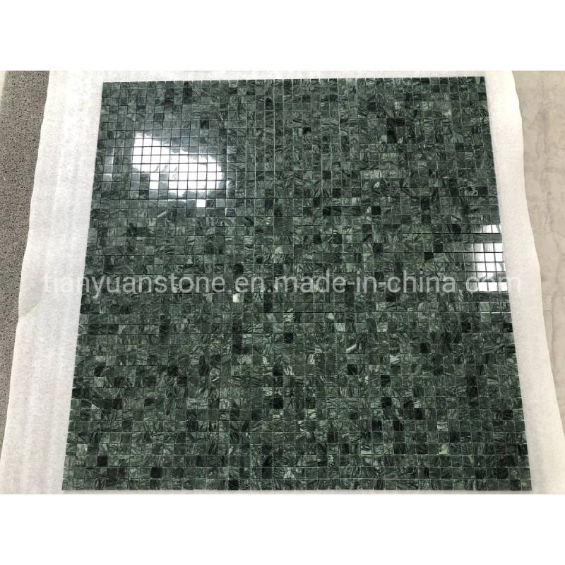 White/Green Marble Mosaic for Wall Tile and Floor Tile