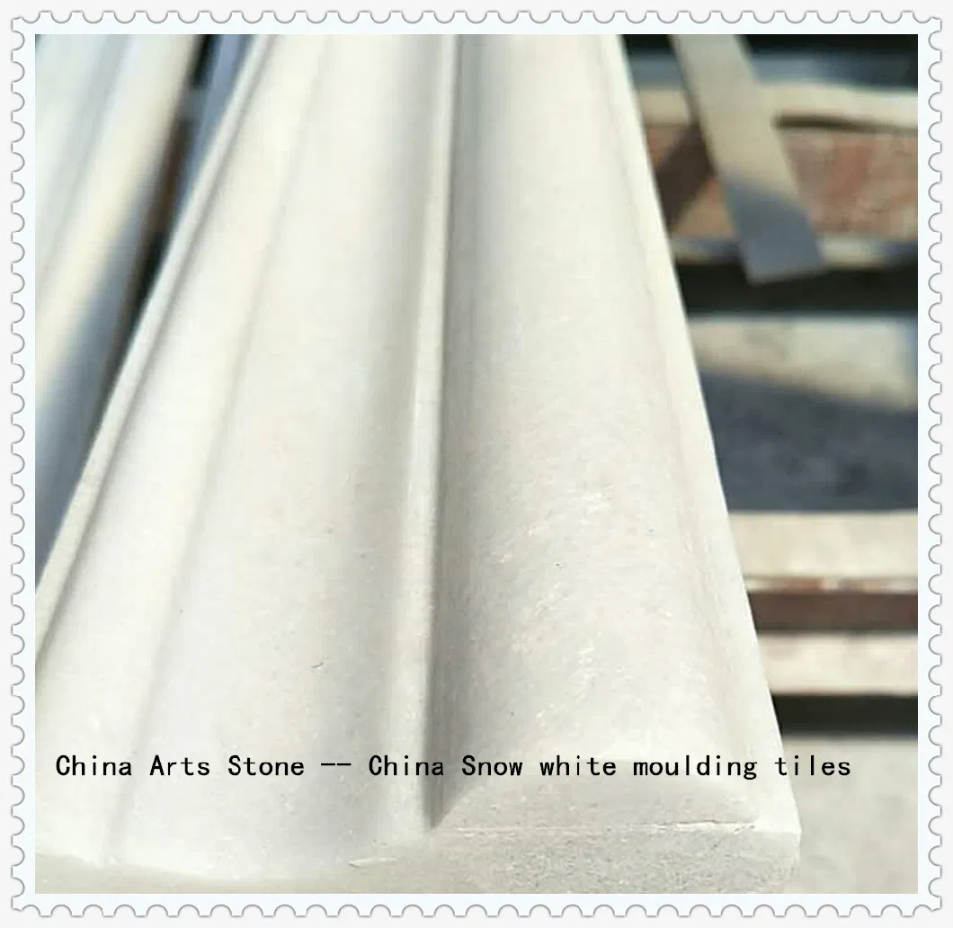 Pure White Nature Marble Tile for Wall and Floor