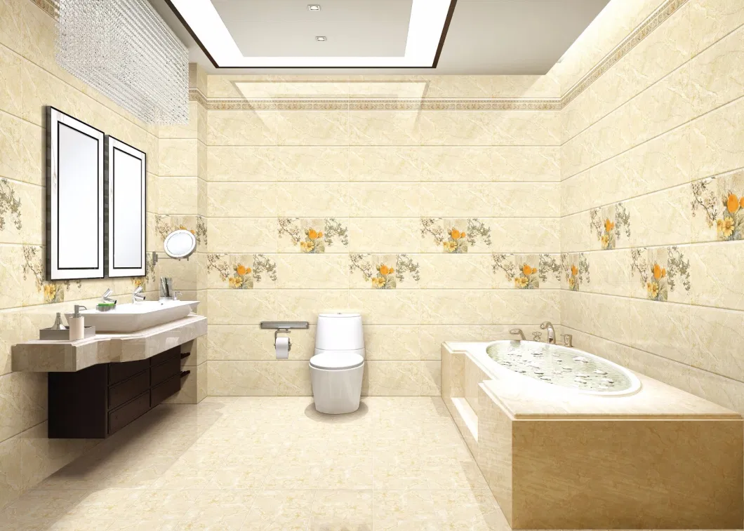 300X600 Marble Look Bathroom Ceramic Wall Tile for Interior