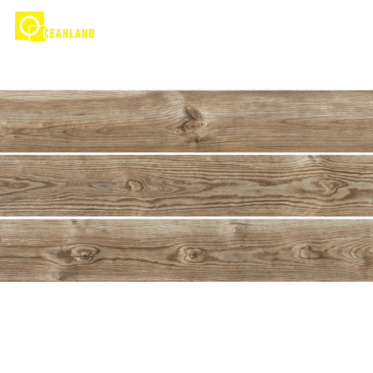 Wood Effect Wall Floor Tiles Rustic Wooden Color Porcelain Ceramic Floor Tiles