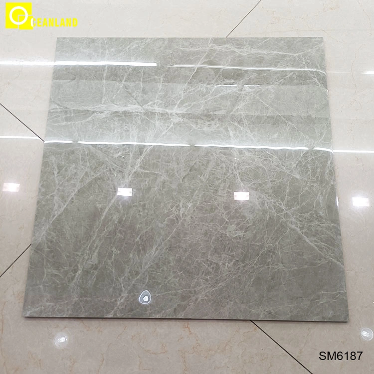 Foshan Supplier Gray Luxury 600X600 mm Glazed Polish Floor Porcelanato Ceramic 60X60