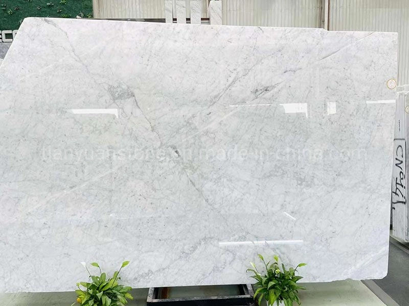 Carrara White Marble Tiles for Wall Table Countertop Floor Bathroom Kitchen Vanity