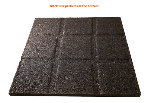 Anti-Slip Rubber Puzzle Tiles for Playground Flooring Rubber Flooring Rubber Tiles