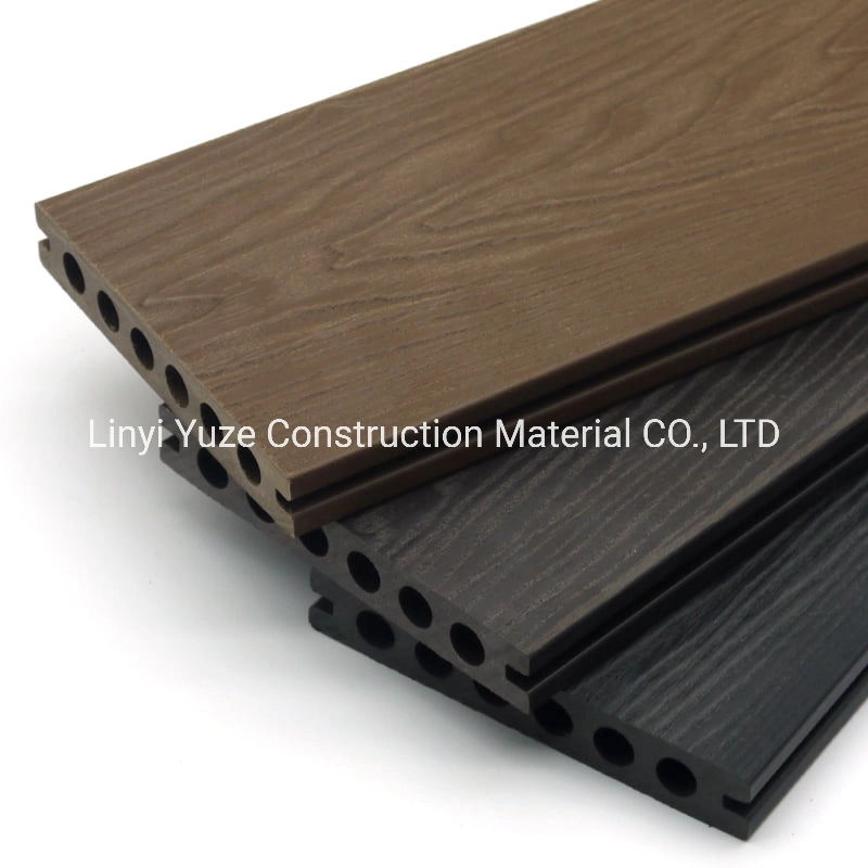 Interlocking Waterproof Composite Deck Tile WPC Interlocking Solar Decking Tiles for Patios Roof Gardens WPC Wall Panel