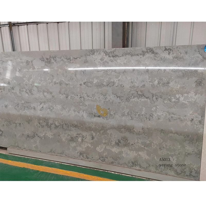 Artificial Grey Quartz Slabs/Tiles/Countertops/Vanitytops for Bathroom/Kitchen/Worktops/Island Hotel Project