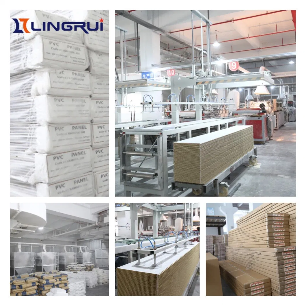 China Factory Laminated Waterproof Decorative Interior PVC Ceiling Wall Panel Tiles