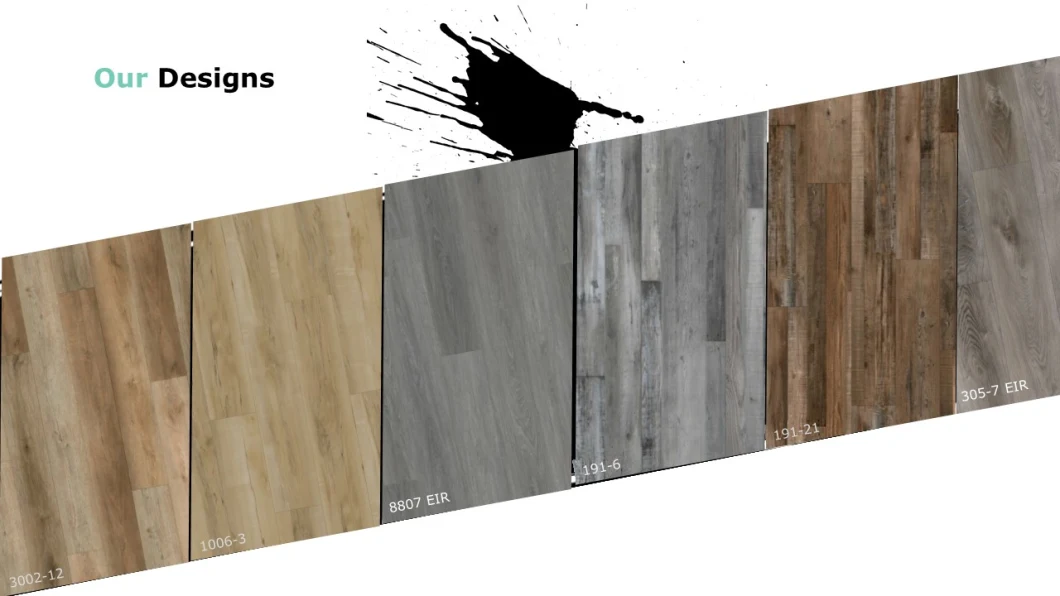 Spc Vinyl Click Lock Ceramic Tile That Looks Like Wood Waterproof Plank Flooring