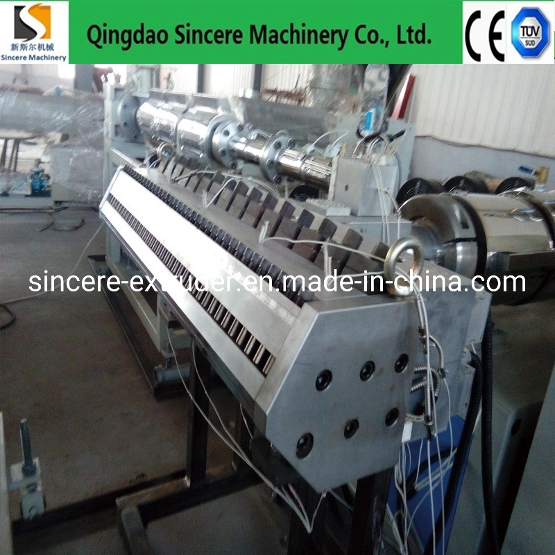 PVC Resin Composite Glazed Roofing Tile Extrusion Line, PVC Bamboo Tile Extruding Production Line 880mm 1050mm