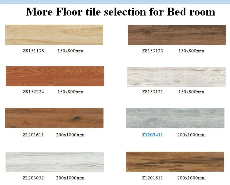 400X800mm Porcelain Glazed Wood Look Tiles Ceramic Flooring Tiles From Foshan