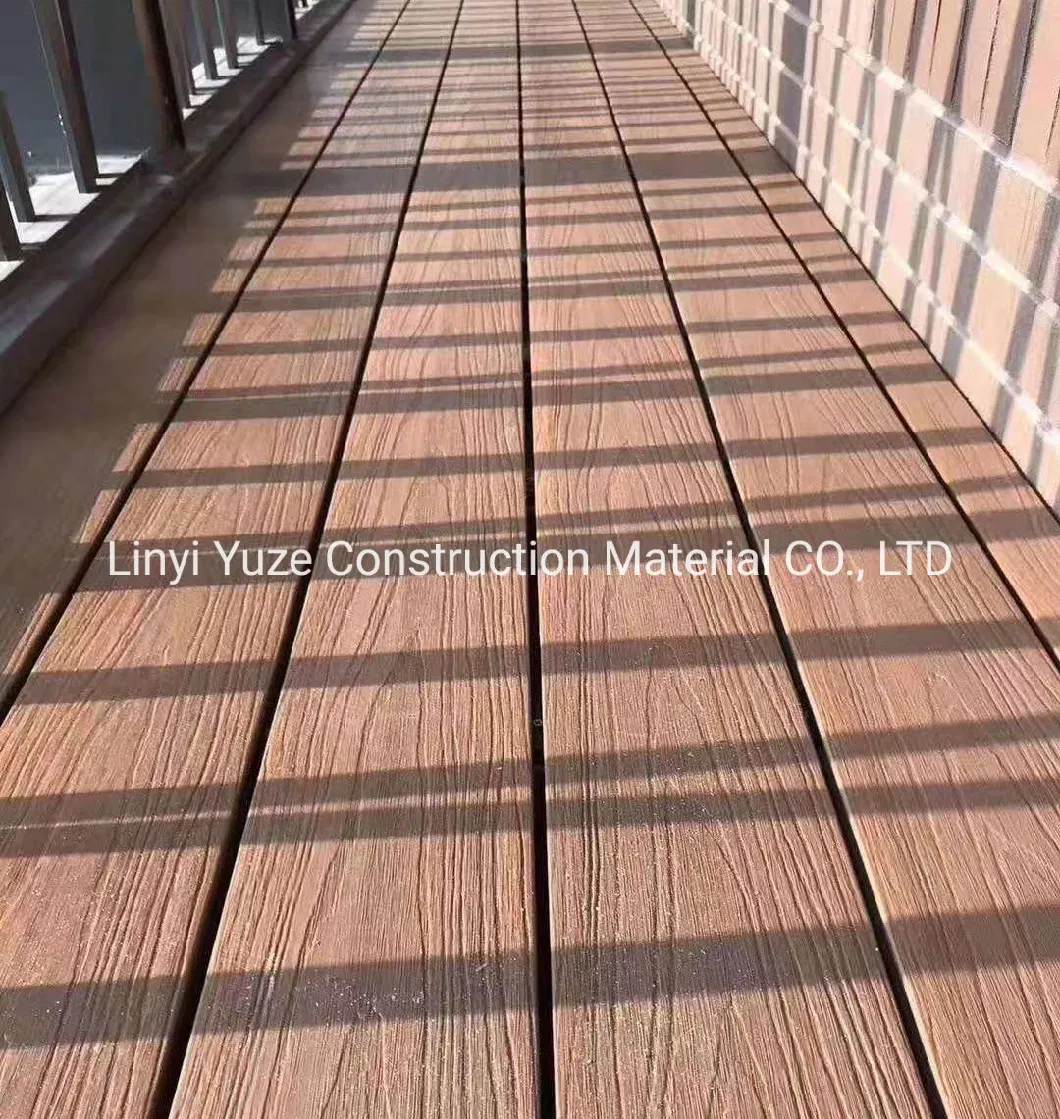 Interlocking Waterproof Composite Deck Tile WPC Interlocking Solar Decking Tiles for Patios Roof Gardens WPC Wall Panel