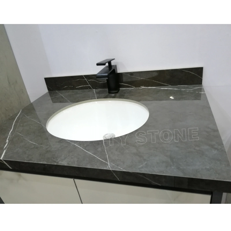 Natural Grey Stone Pietra Grey Marble Tile for Bathroom