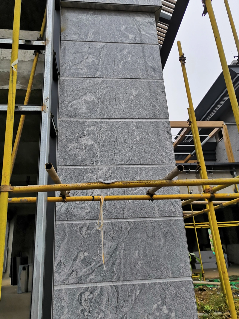 Building Material Stone China Juparana Grey Granite Tile for Exterior Wall Cladding