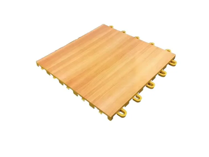 2023 China Imitation Wood Grain Indoor Modular Tiles for Indoor Basketball Court or Other Sport Court Tiles