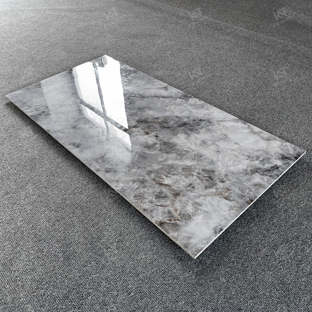 60X120 Grey Marble Kitchen Full Polished Glossy Glazed Porcelain Floor Tiles