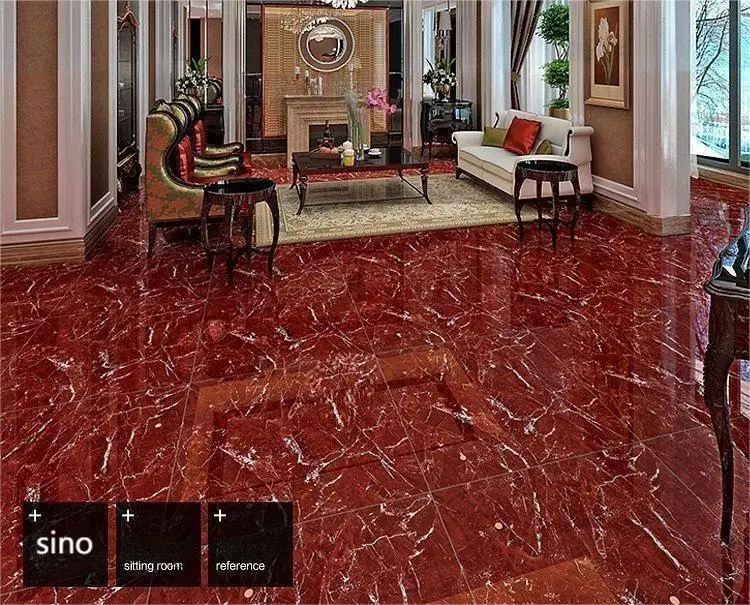 Brown/White/Black (color) etc. Glossy Porcelain Carpet Design Floor Tiles