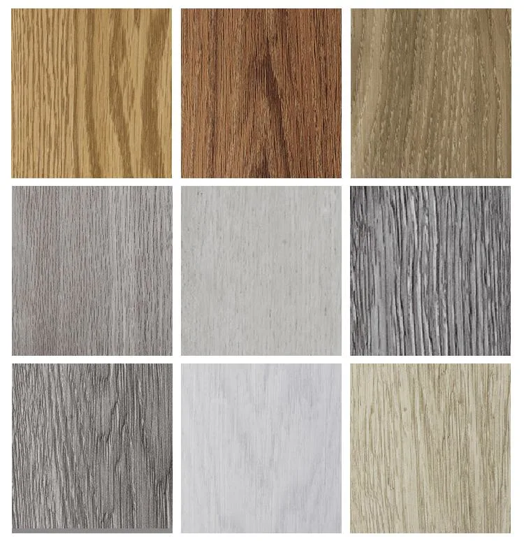 Grey Color China Supplier 6mm Anti Slip Oak Wooden Grain Factory Direct Spc Vinyl Flooring Fire Resistant PVC Vinyl Plank Spc Flooring Tile