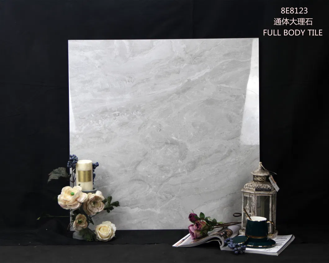 Copy Marble Look Like Porcelain Black Stone Tile