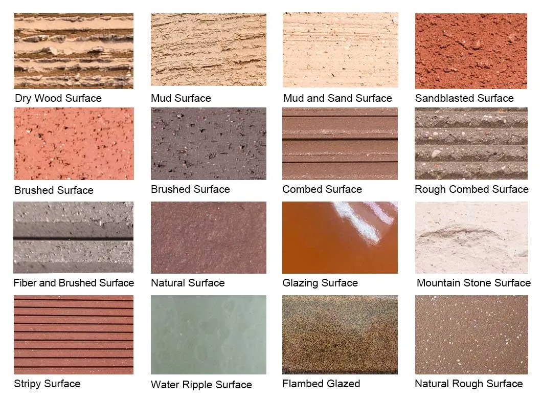 Togen China Factory Supply Red Clay Facing Bricks for Exterior Wall Tile