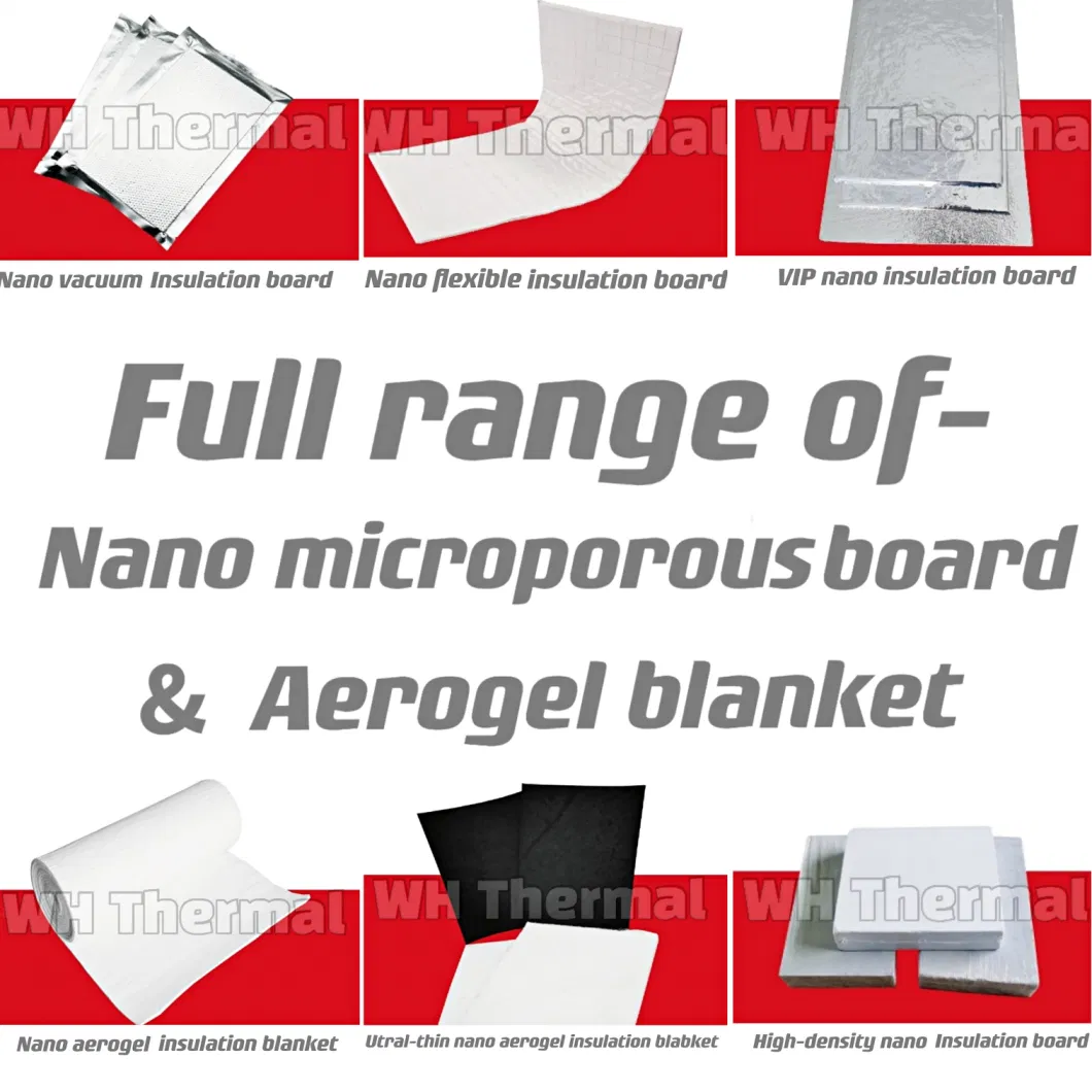 The Flexible Microporous Insulation Panel for 3D Shapes, Water-Repellent and Vapour Permeable, Resistant to Chemicals