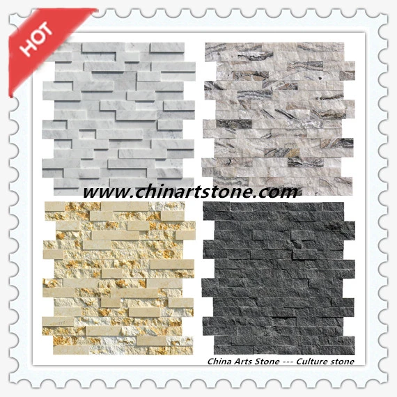 China White/Beige/Brown Marble Mosaic (lantern) for Wall Tile