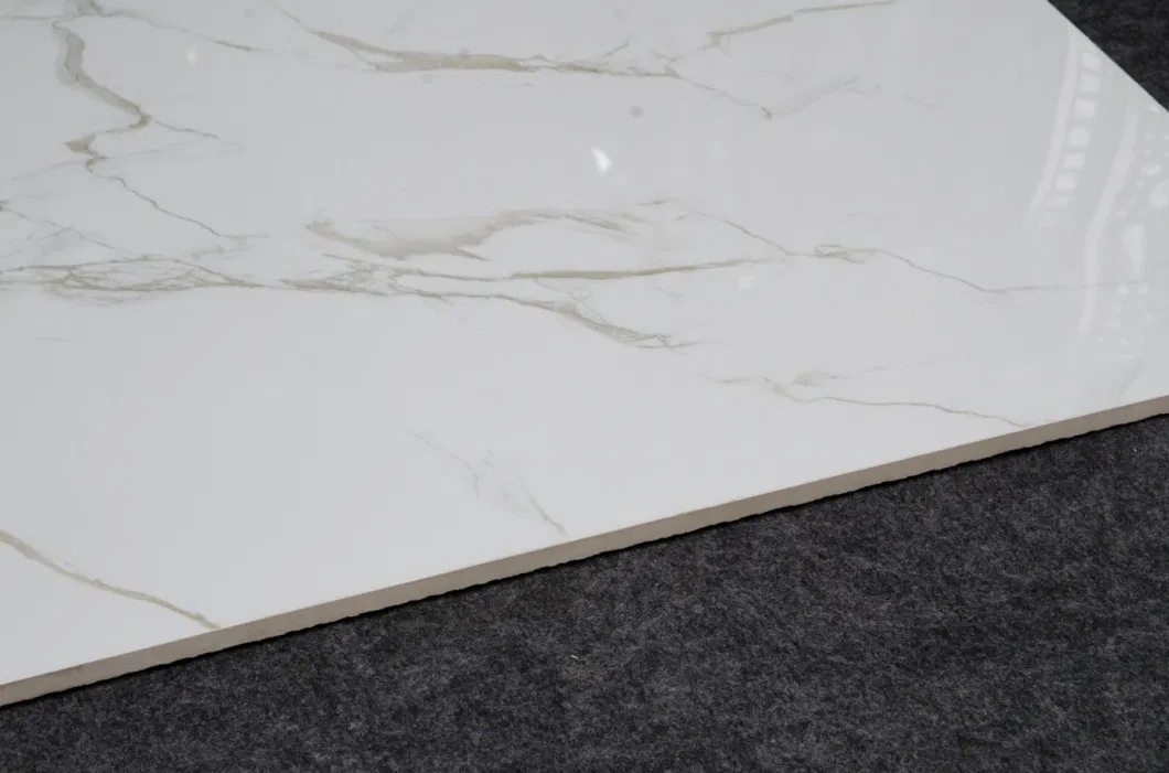 24X24 Inch Hotel Lobby Floor Carrara Marble Porcelain Tile