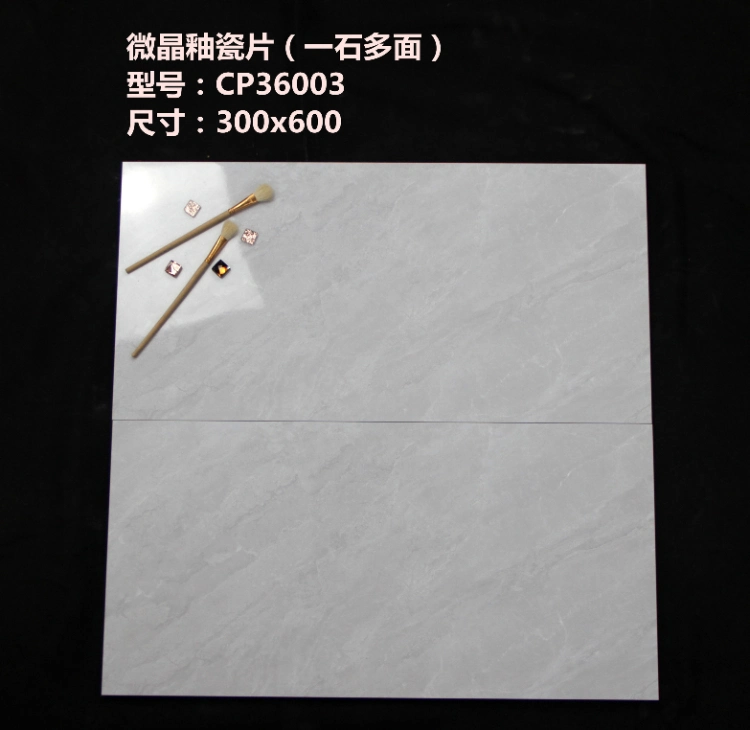 300X600 Indoor Bathroom Ceramic Wall Tile White Glossy Surfaced Porcelain Tiles