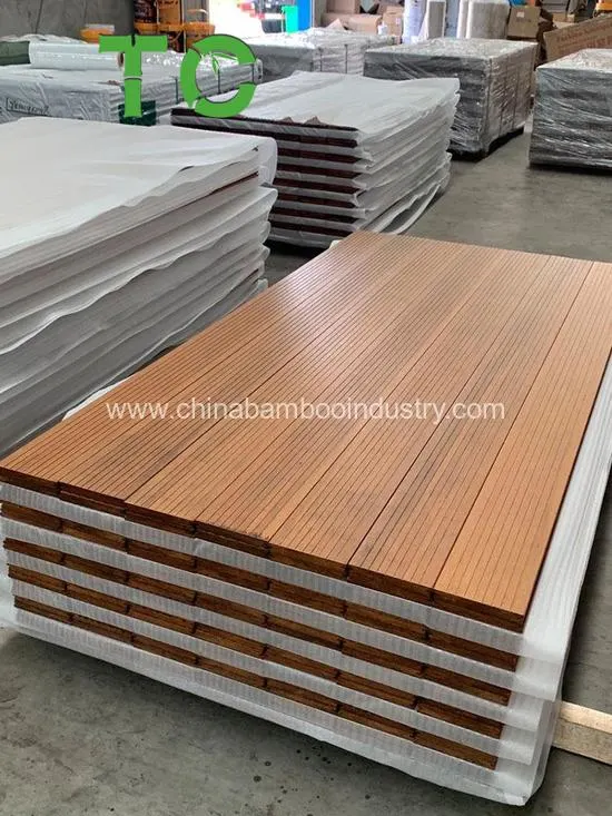 Carbonized Bamboo Decking Waterproof Bamboo Wooden Flooring Bamboo Floor Tiles