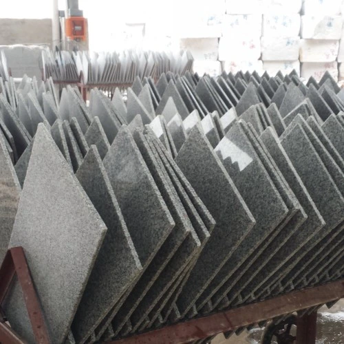 Chinese G603 Light Grey Granite Polished Tiles for Building Wall Facade &amp; Flooring