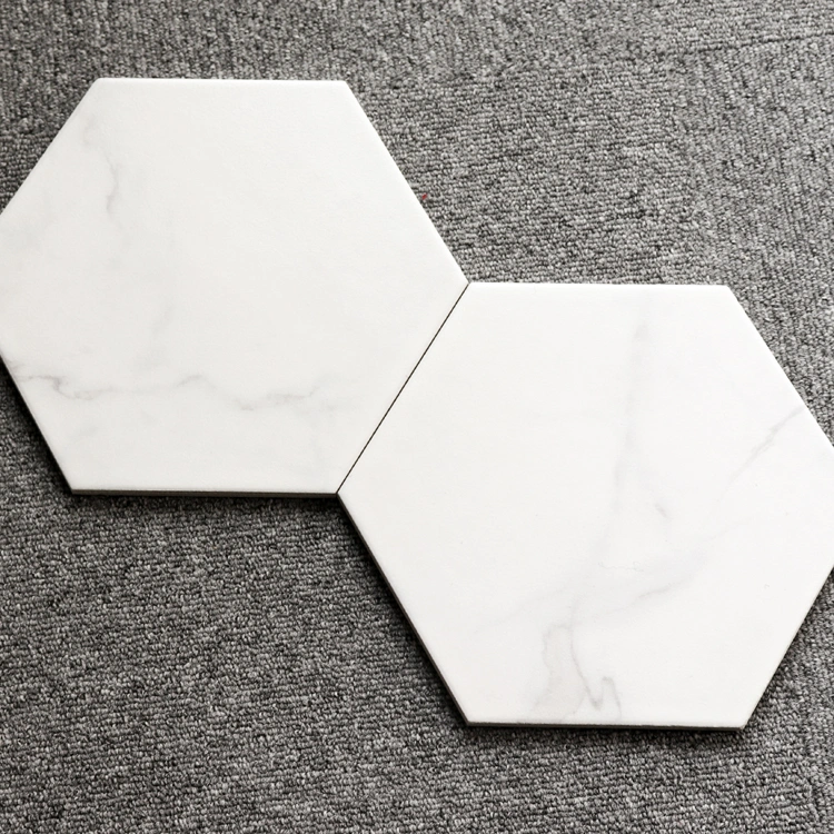 Non-Slip 200X230mm 20X23cm China Porcelain Tiles Hexagon Tile
